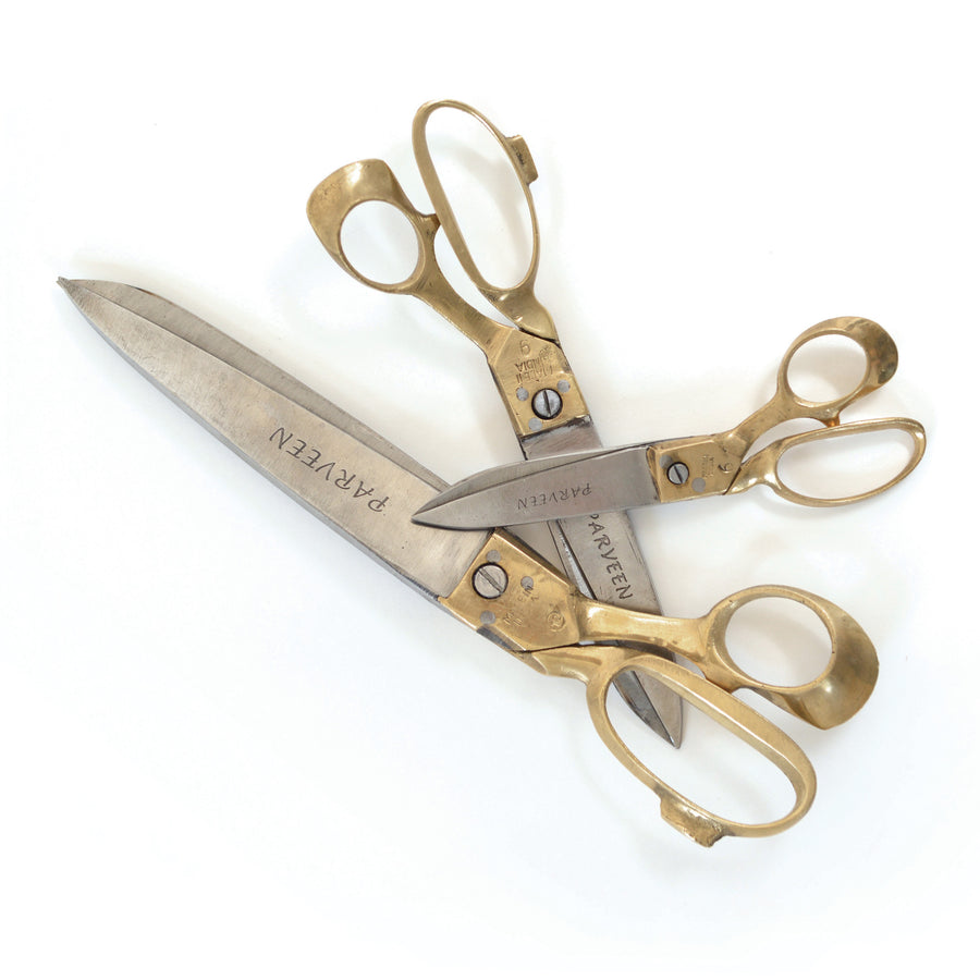 12 Brass Tailor Scissors